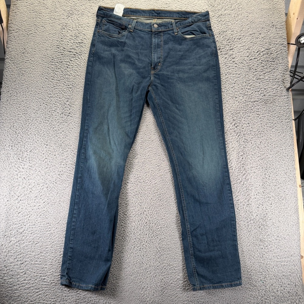 Levi's 541 Jeans Men's 38x34 Blue Cotton Denim Straight Faded Workwear Stretch